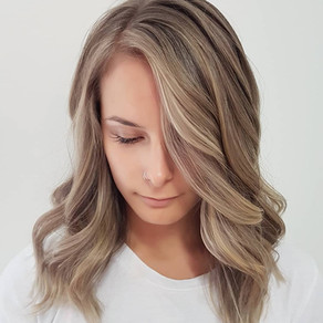 Blonde highlights and Balayage.
