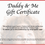 Thumbnail: "Daddy & Me" or "Mommy & Me" GIFT CERTIFICATE