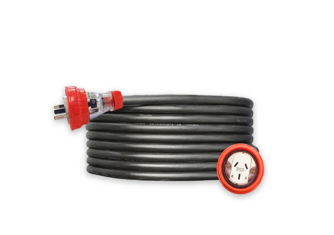 10 Amp Single Phase Extension Lead 3 Flat Pin - 15M