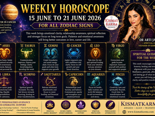 Weekly Horoscope: 15 June to 21 June 2026 for All Zodiac Signs