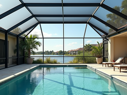 Transform Your Lanai: Achieve Poolside Privacy with Florida Glass Solutions