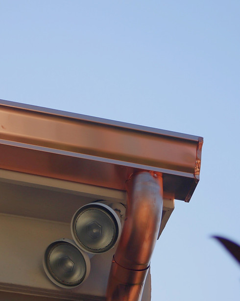 copper gutters in central fl