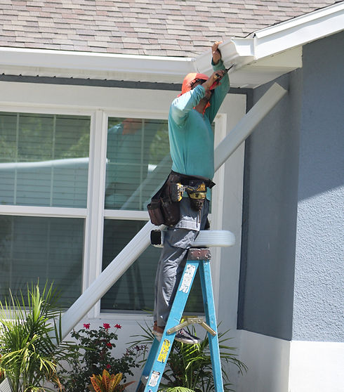 copper gutters and existing gutters