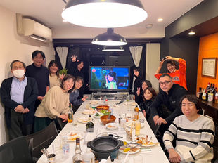 番組を一緒に制作している皆さんと忘年会！
