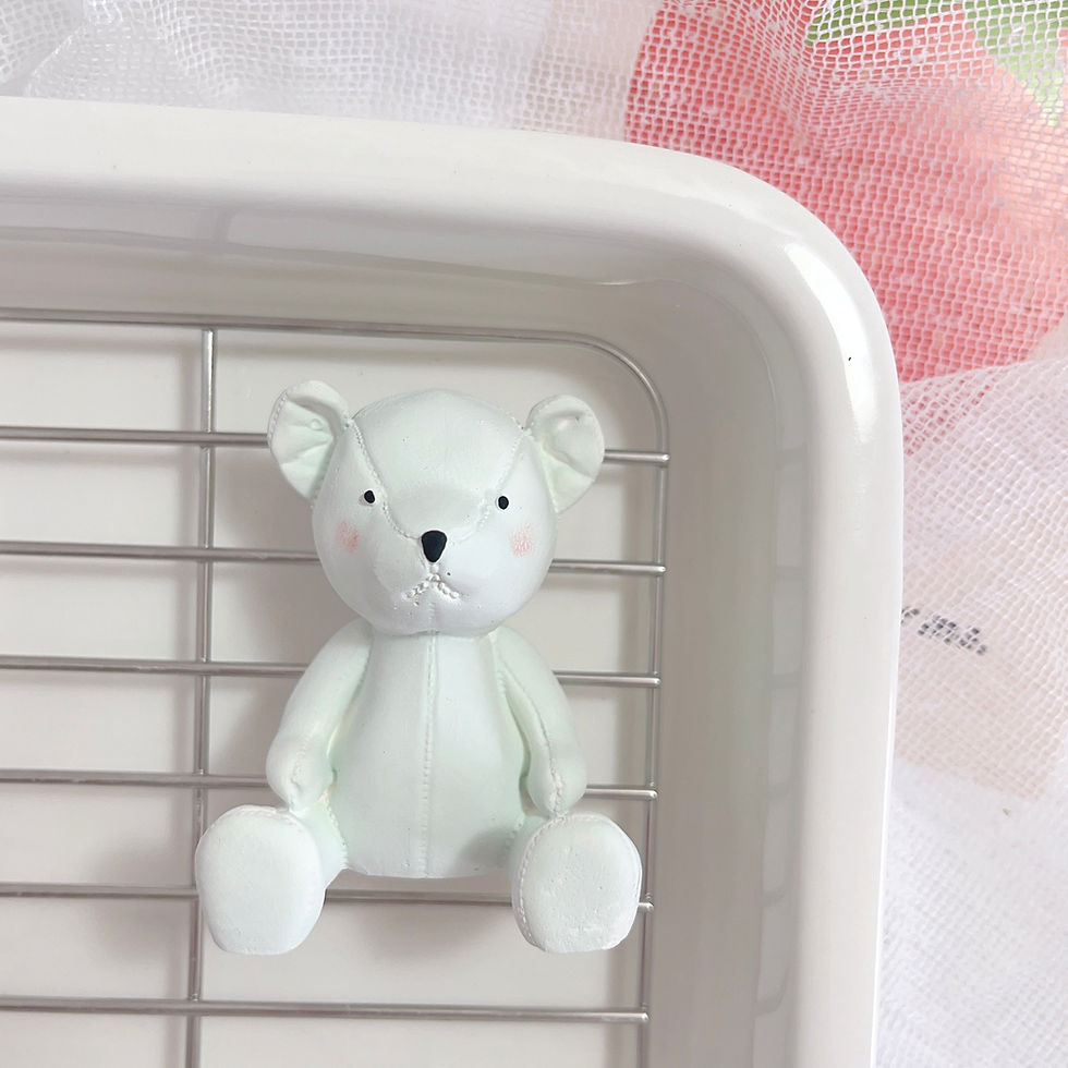Thumbnail: Car Vent Diffuser - Leather Bear & Rabbit