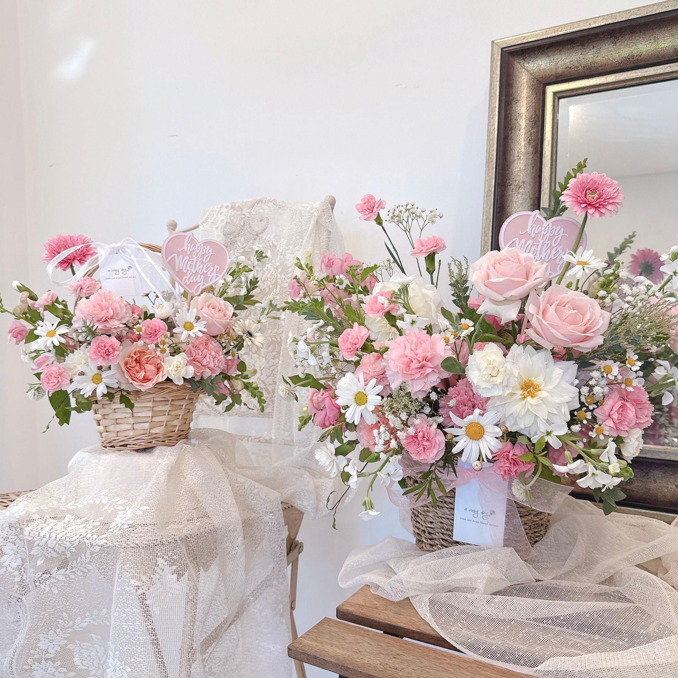 Mother's Day Flower Basket