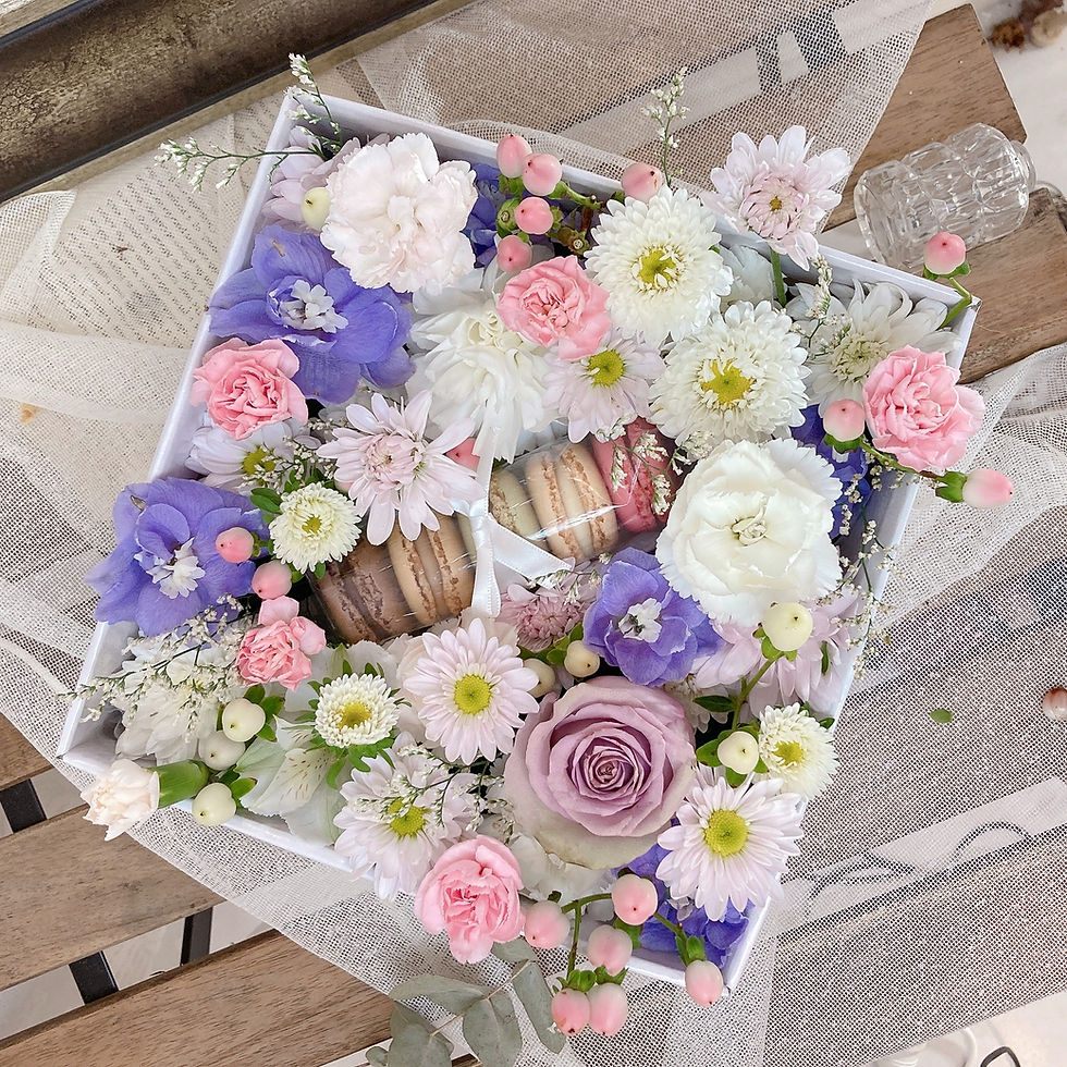 Thumbnail: Macaron Flower Box