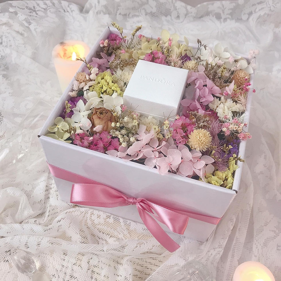 Thumbnail: Small Gift Wrapping - Dried Flowers