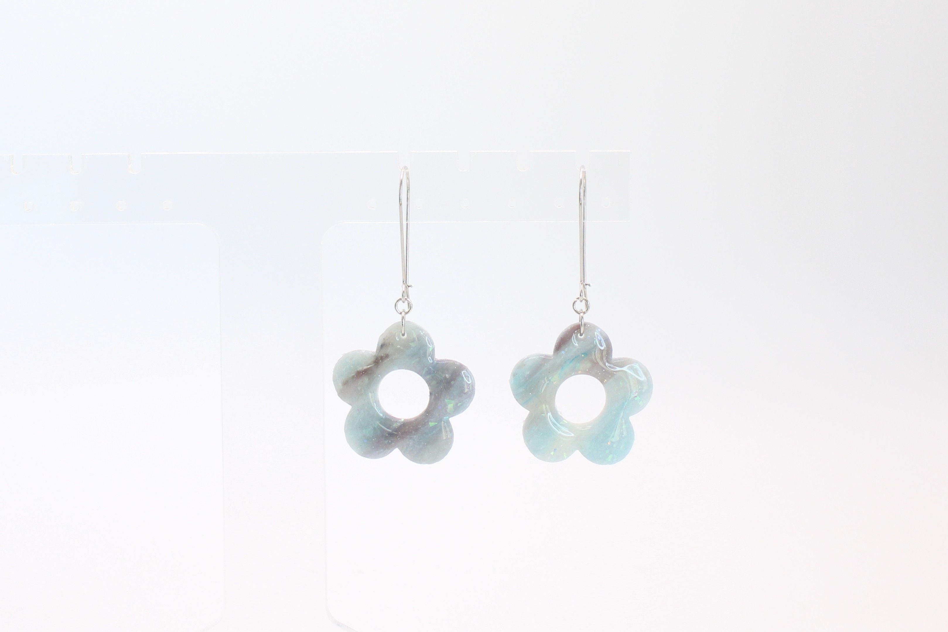 BLUE + FROST | Flower Hoop