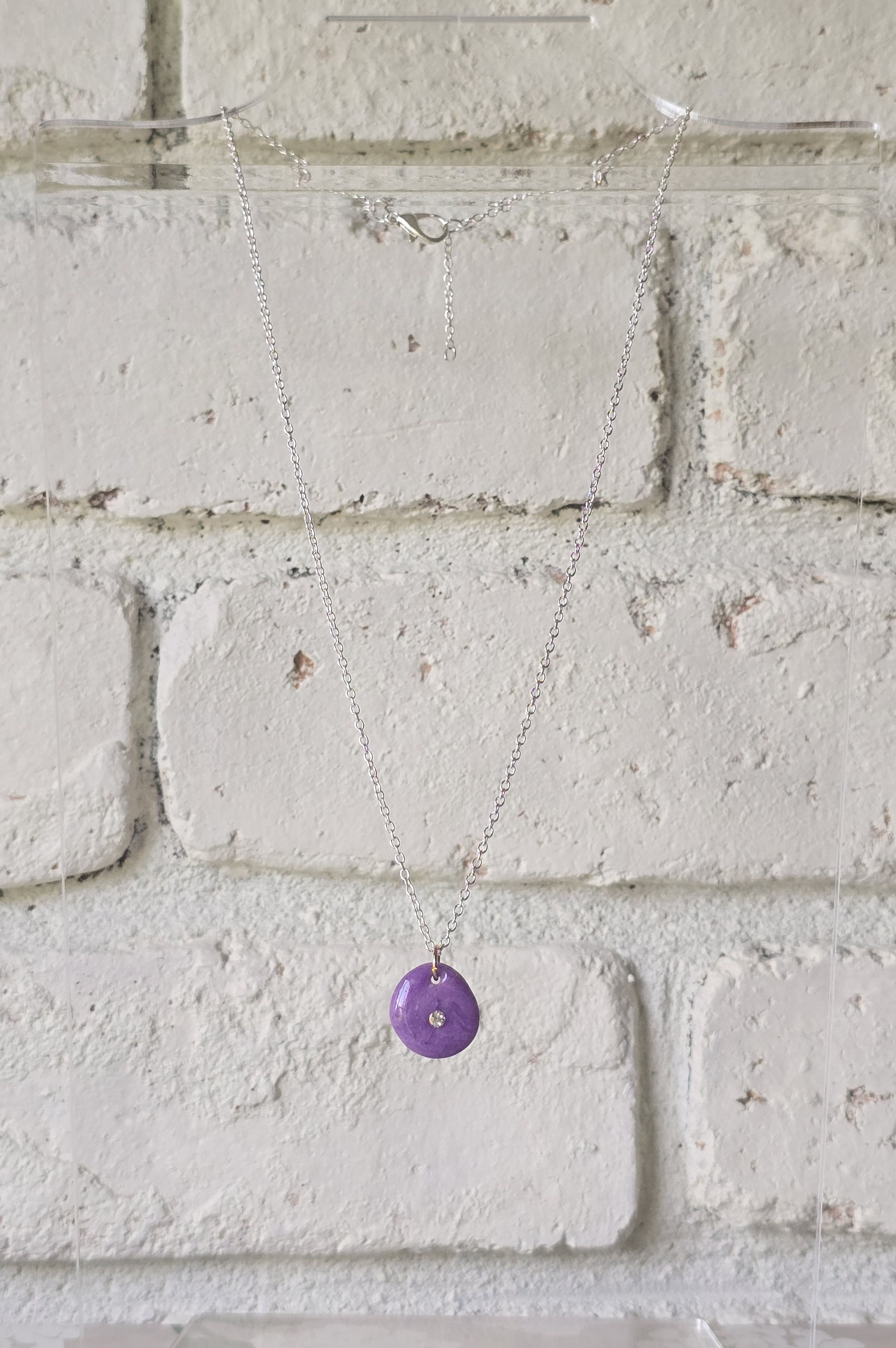 AMETHYST + ELEGANCE | Pebble Necklace