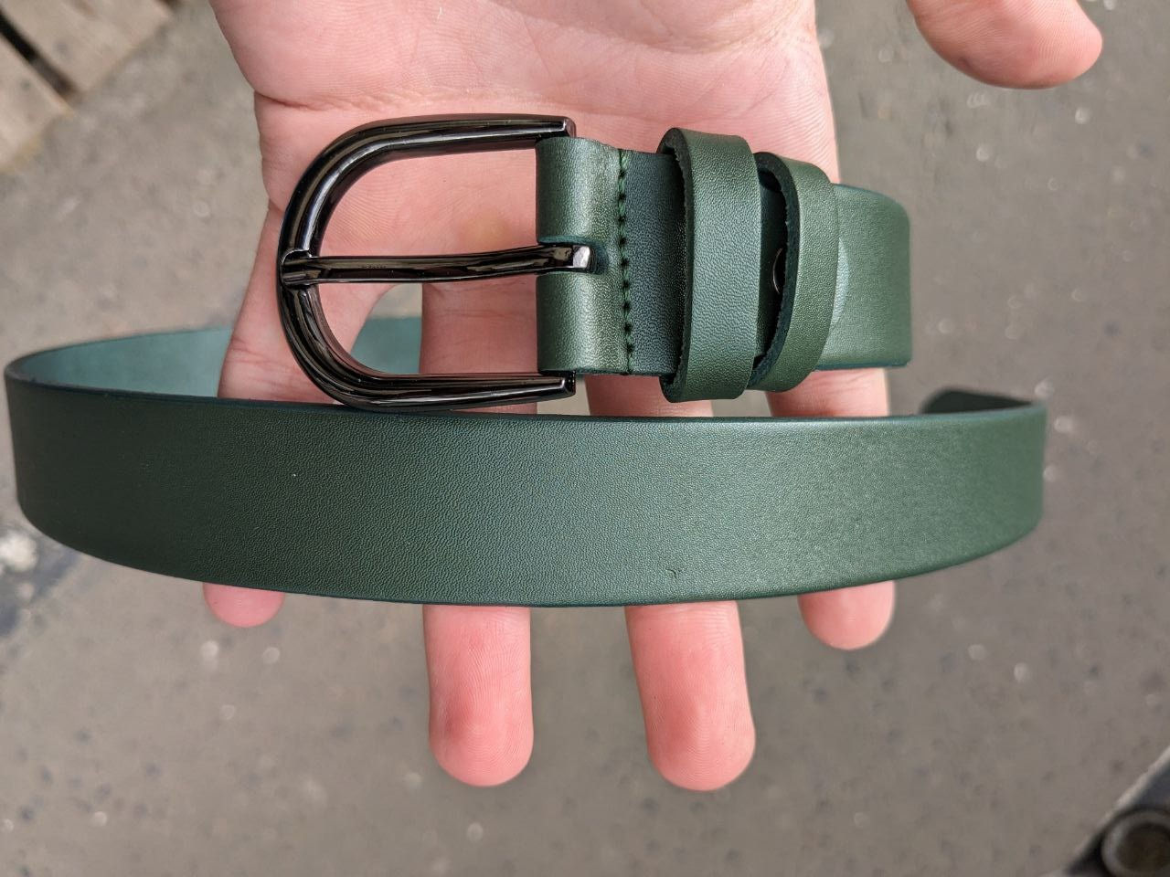 30 мм гладкий зелений