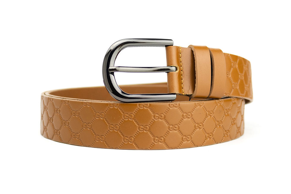 Ремінь класичний рудий 'GG' 35 мм