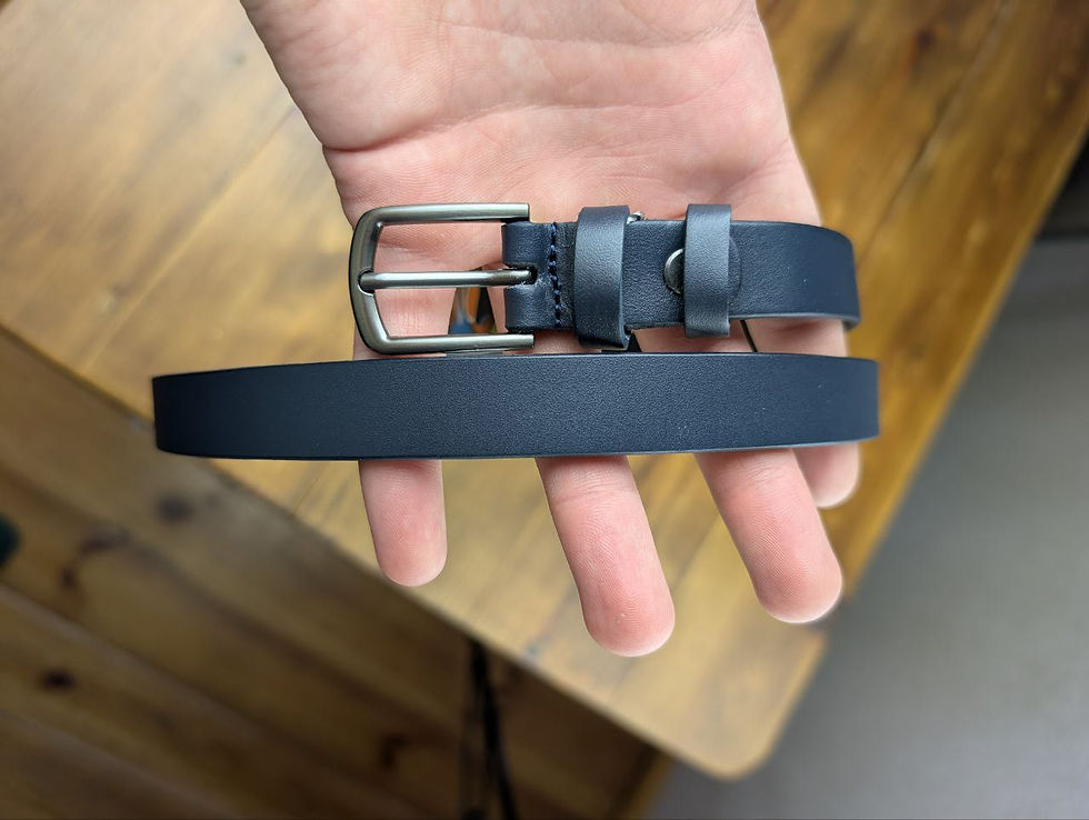 20 мм жіночий синій гладкий