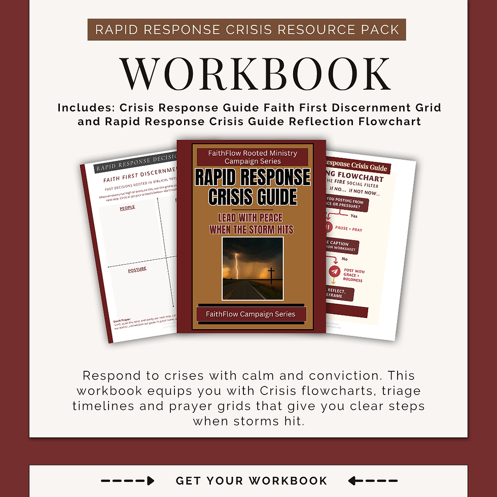 Thumbnail: FaithFlow Campaign Series Workbook image for Rapid Response Essentials