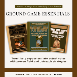 GROUND GAME ESSENTIALS CATEGORY OUTREACH + FIELD BUNDLE