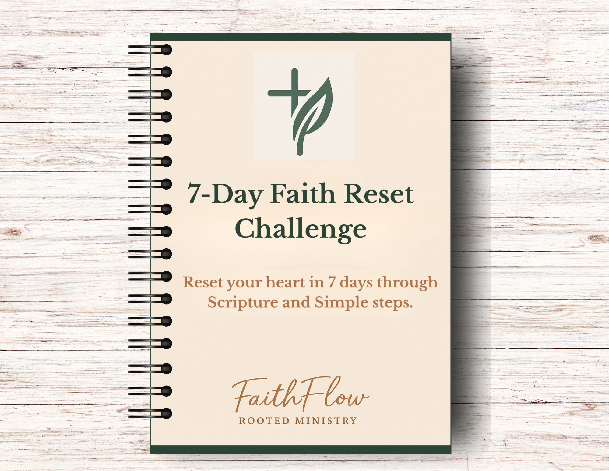 FaithFlow Rooted Ministry cover image for 7-Day Faith Reset Journal
