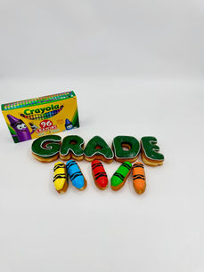 Back To School Themed Donuts