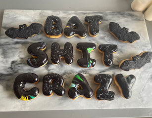 Halloween donuts. 