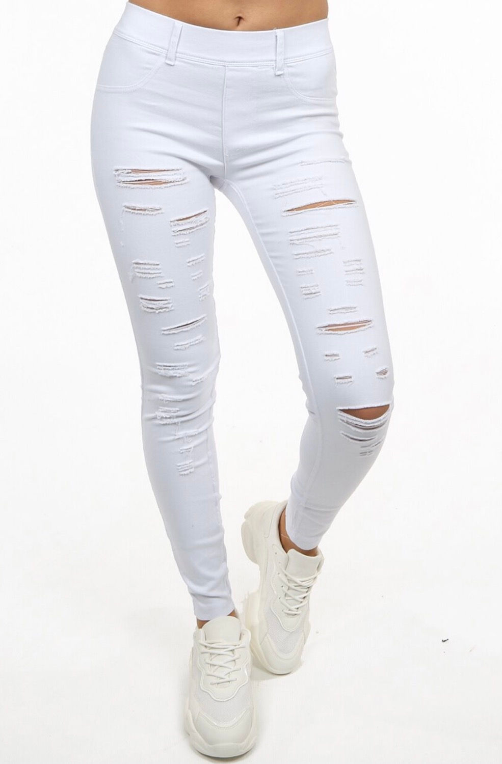 Rihan Ripped Push Up Jegging