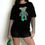 Thumbnail: Yogi Black Studded Mesh Teddy T-shirt 