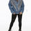 Thumbnail: Eva Blue Studded Tassel Denim Jacket