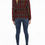 Thumbnail:  Emmy Wine Check Knit Double Breasted Blazer 