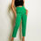 Thumbnail: Jada Green Pleated High Waist Tailored Trousers 