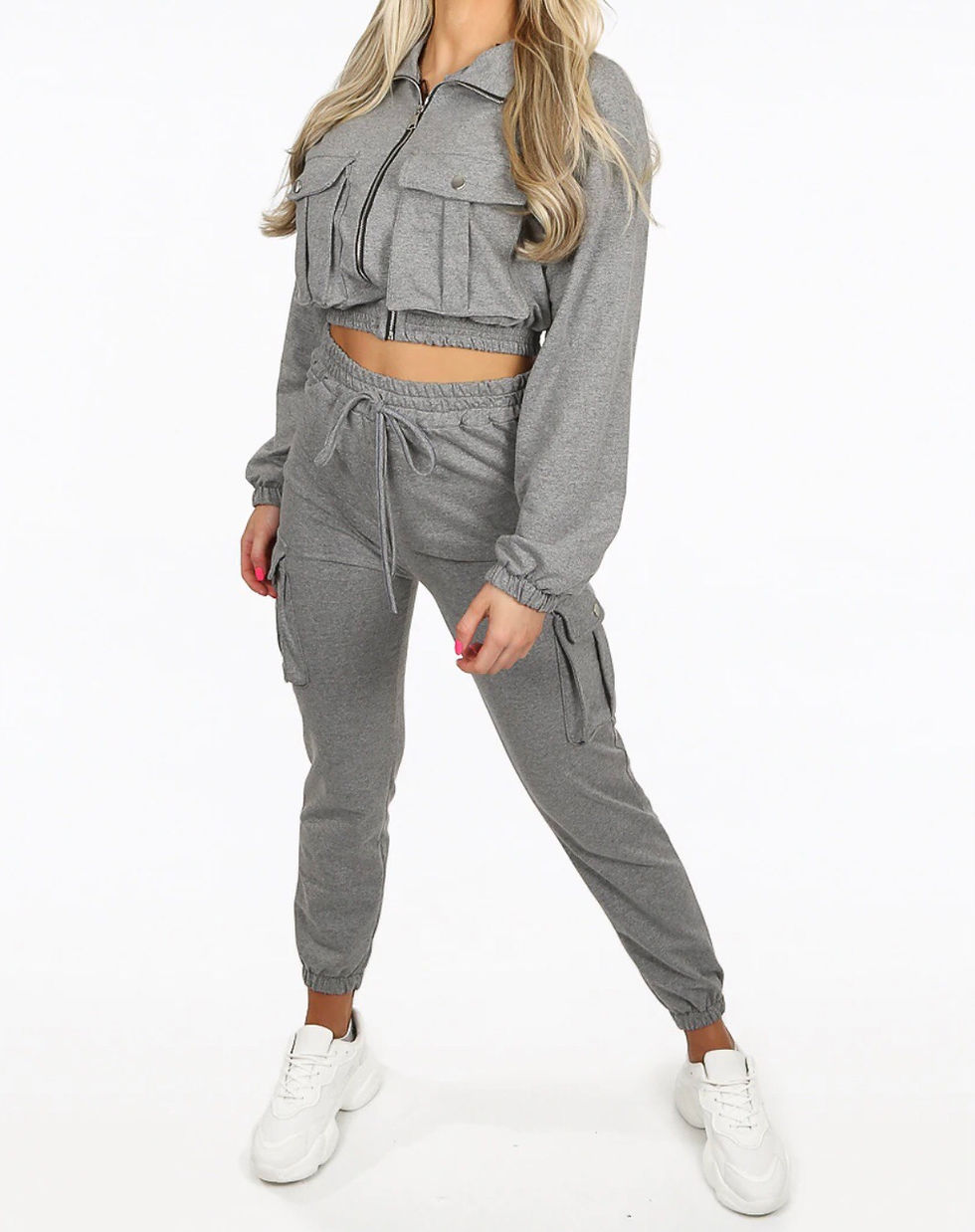 Thumbnail: Burna Cargo Coord Loungewear Set