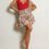 Thumbnail: Nelly Button Detailed Ribbed V-Neck Bodysuit 