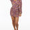 Thumbnail: Vee Ruched Floral Print Dress