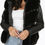 Thumbnail: Zoel Hooded Faux Fur Layered Jacket