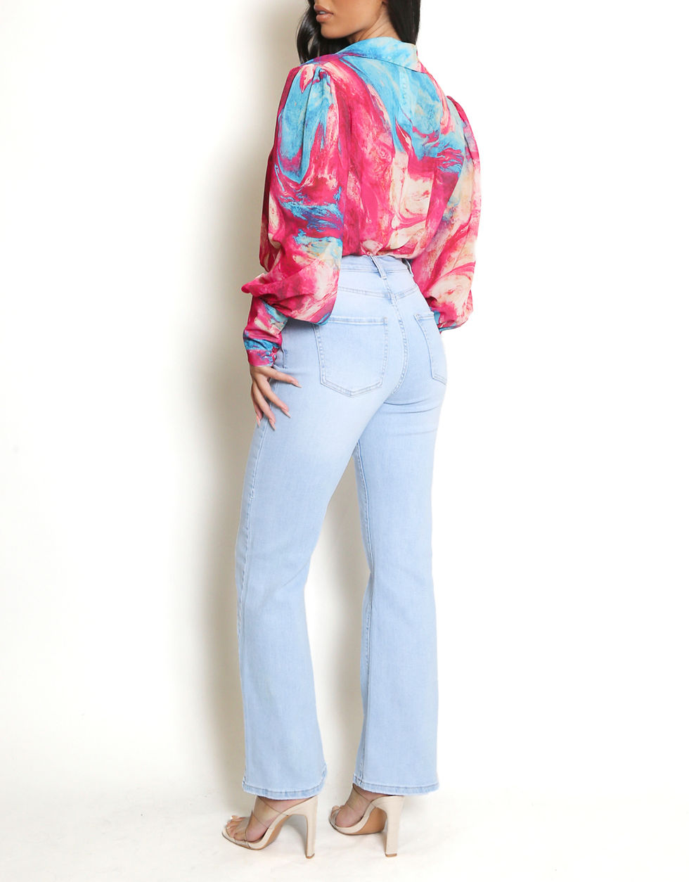Thumbnail: Nessa Fuchsia Tie Dye Shirt
