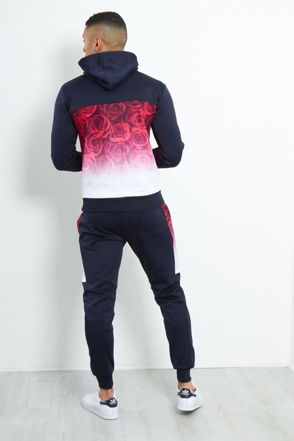 Thumbnail: Melvin Rose Slim Fit Two Tone Tracksuit