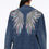 Thumbnail: Ella Feathered Denim Jacket