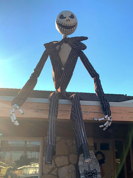 DIY Life-Sized Nightmare Before Christmas Jack Skellington from PVC Pipe