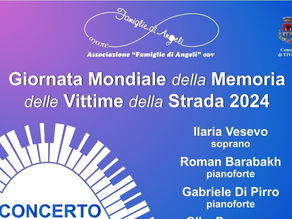 Tivoli: Concerto in memoria delle vittime della strada domenica 17 novembre