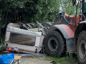Albuccione: Demolite altre baracche del campo nomadi abusivo