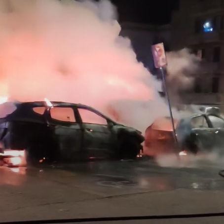 Tivoli: Ancora auto incendiate nella notte nel parcheggio del campo sportivo