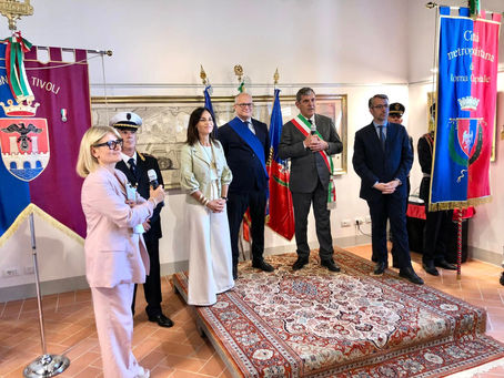 Roberto Gualtieri all'inaugurazione del rinnovato Museo Civico di Tivoli