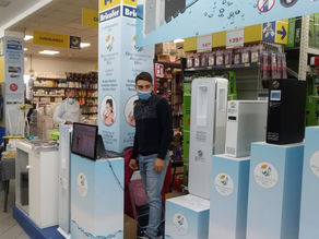 Apertura Punto Benessere Alcalino presso Bricofer Rocca Cencia