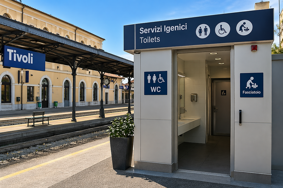 Tivoli: Riaprono i servizi igienici in stazione, ecco cosa cambia da lunedì