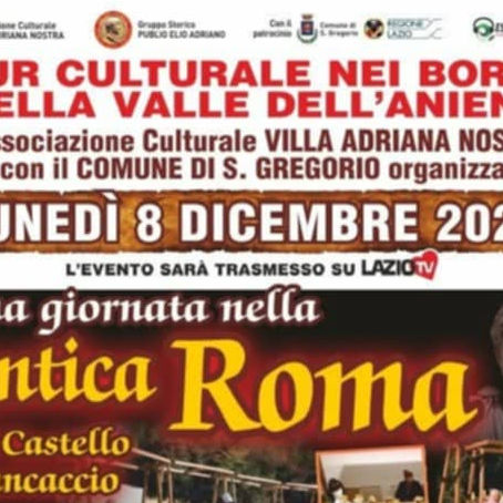 San Gregorio da Sassola rivive l’antica Roma: al Castello Brancaccio l'8 dicembre un evento dedicato alla storia