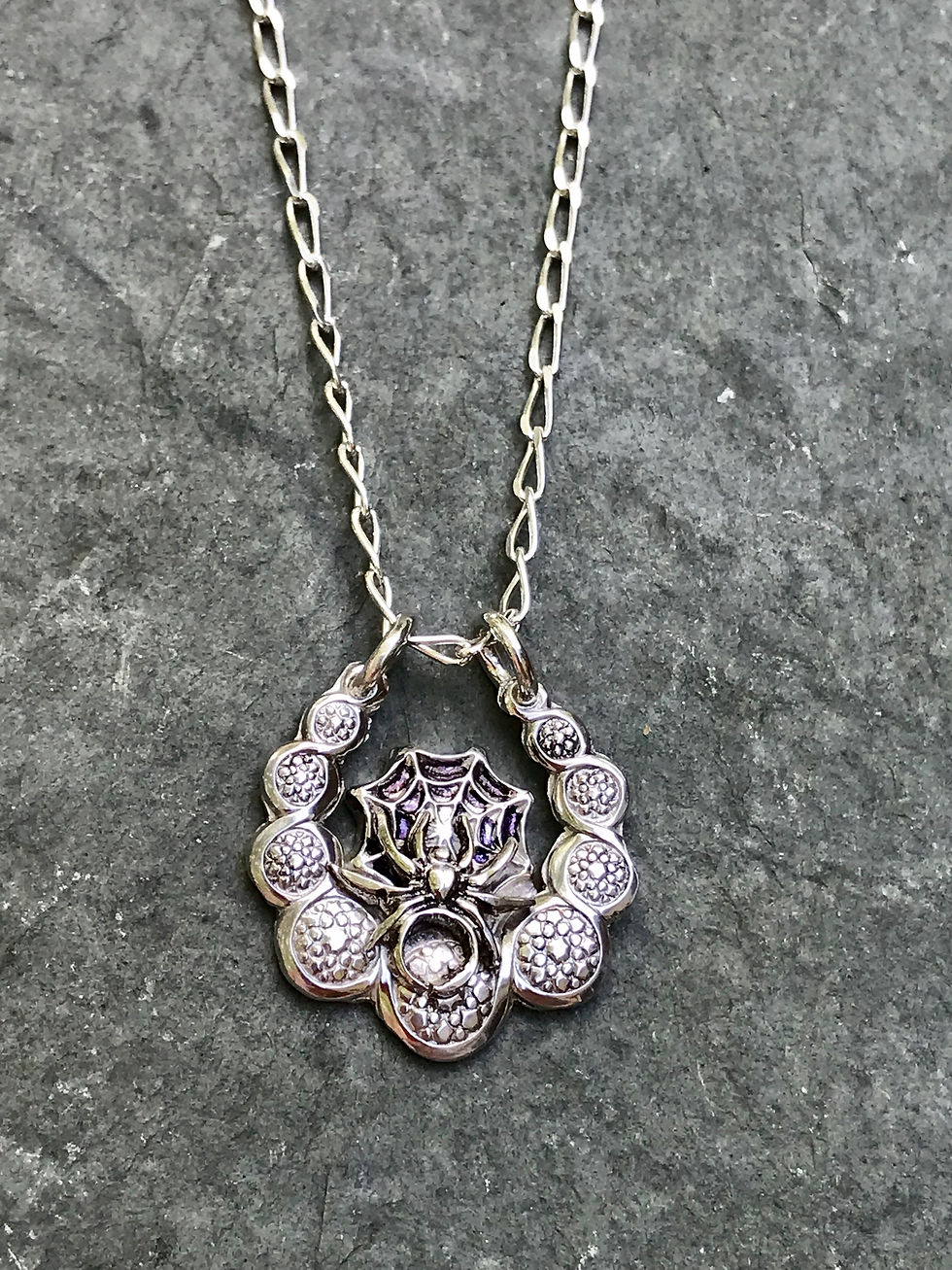 Thumbnail: Spider Pendant in .925 Silver