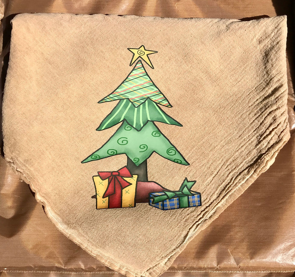 Thumbnail: Primitive Grunged Flour Sack Towel