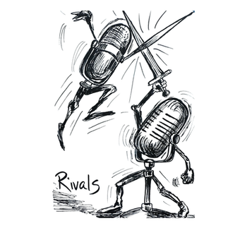 Inktober 2025. Prompt: Rivals. Kellie Raines
