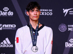 SE CUELGA TAEKWONDOÍN CÉSAR RODRÍGUEZ MEDALLA DE PLATA EN COSTA RICA