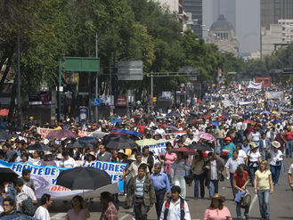 Al menos siete marchas programadas para hoy en alcaldía Cuauhtémoc