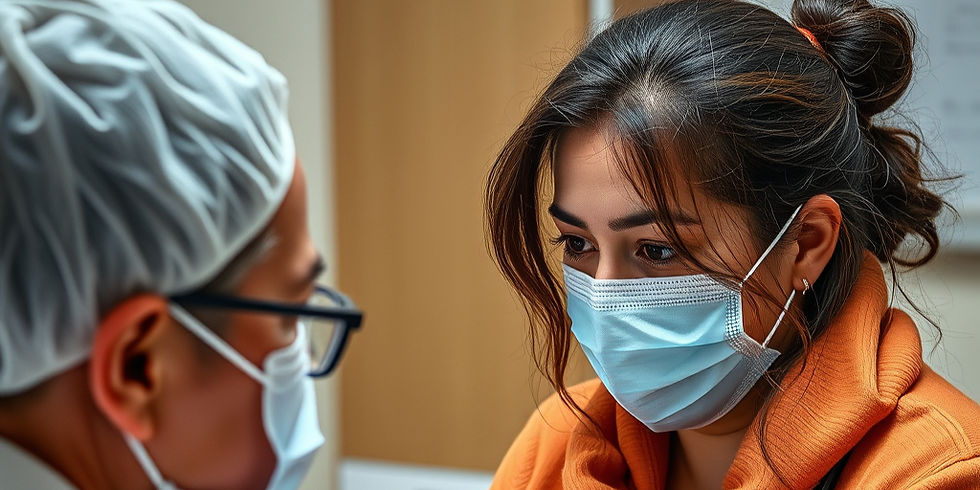 Paciente en consulta