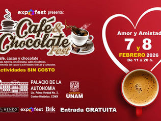 Café & Chocolate Fest anuncia su agenda cultural para celebrar San Valentín en el Palacio de la Autonomía