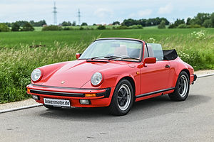 911 3,2l Cabriolet mit Werks- Hardtop 